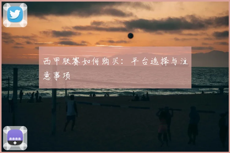 西甲联赛如何购买：平台选择与注意事项